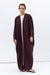 Butterfly Abaya in Deep Burgundy
