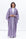 Two Layer Flow Abaya in Lavender