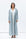 Tencel Twill Abaya in Light Blue with Silk Organza Details