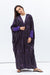 Butterfly Abaya in Purple Pattern