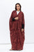 Butterfly Abaya in Coral Pattern