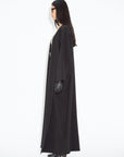 Black Jersey Abaya