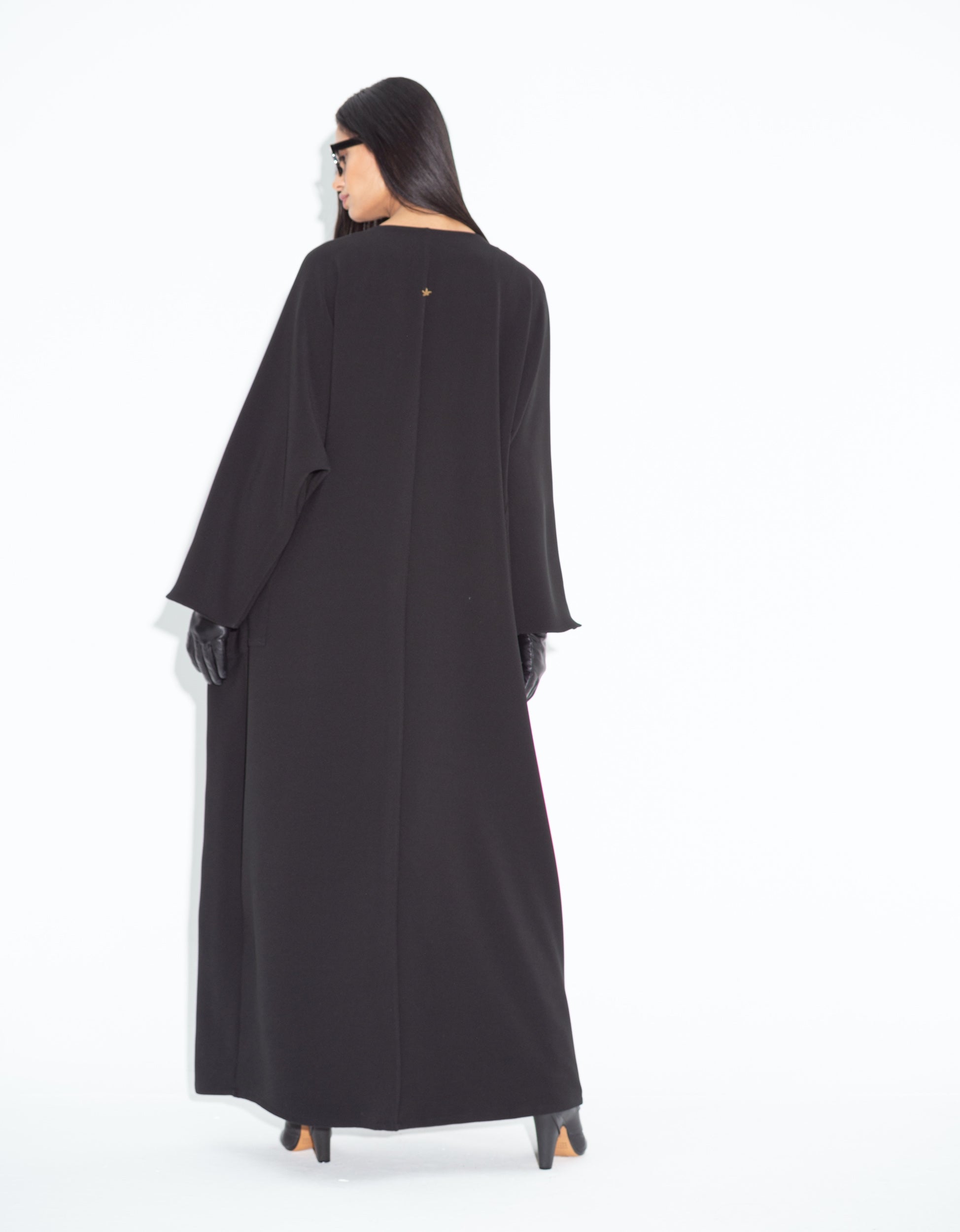 Black Jersey Abaya