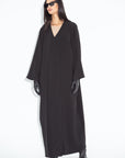 Black Jersey Abaya