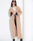 Caramel Jersey Abaya