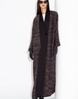 Maroon Tweed Abaya