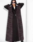 Maroon Tweed Abaya