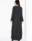 Dark Green Ripple Abaya