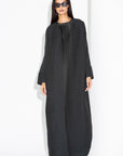 Dark Green Ripple Abaya