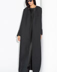 Dark Green Ripple Abaya