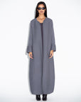 Gray Ripple Abaya