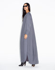 Gray Ripple Abaya