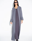 Gray Ripple Abaya