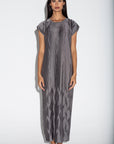 Gray Ripple Dress