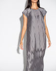 Gray Ripple Dress