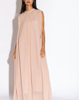 Double Layered Dress in Peach