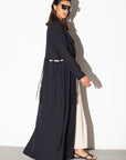 Black Tassel Abaya