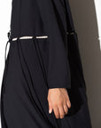 Black Tassel Abaya