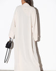 Ivory Trench Abaya