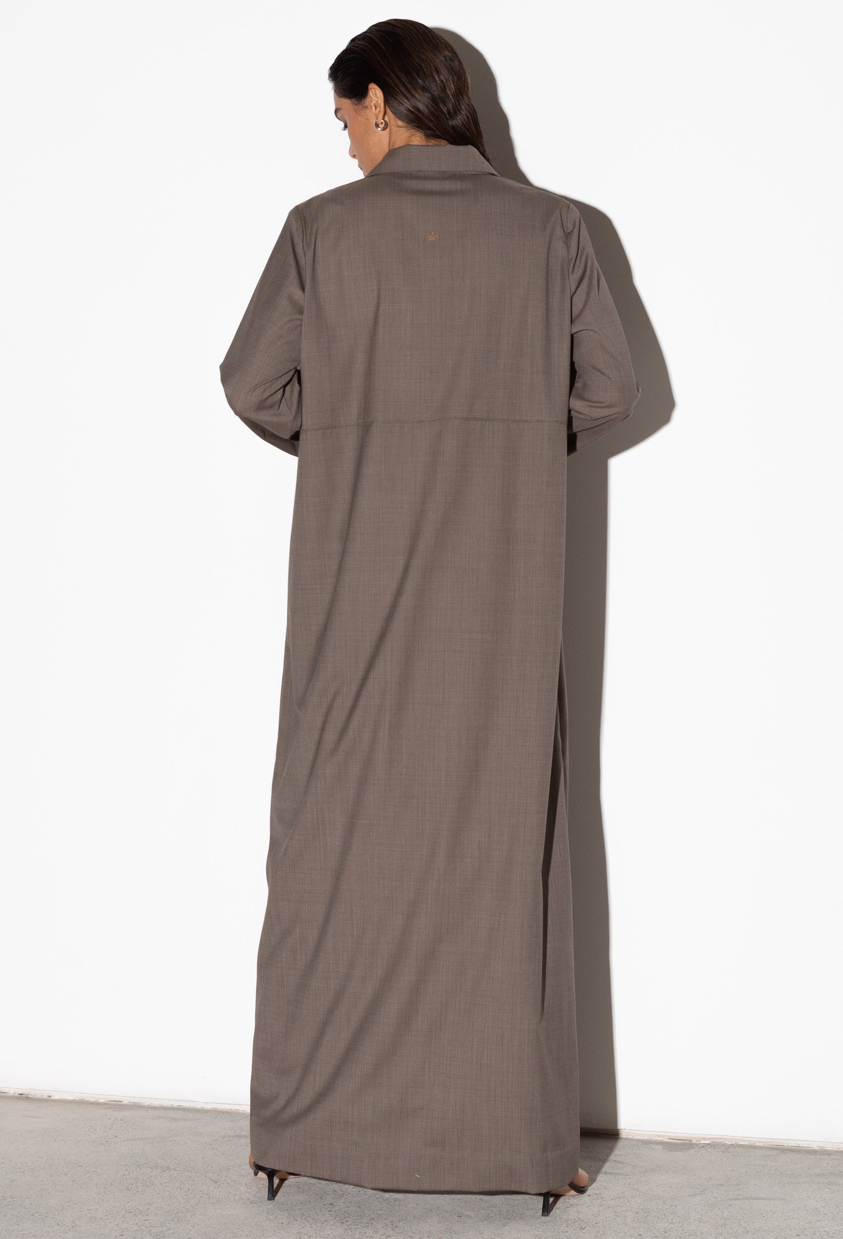 Jacket Abaya in Taupe