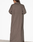 Jacket Abaya in Taupe