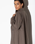 Jacket Abaya in Taupe