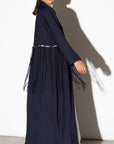 Tassel Abaya in Navy