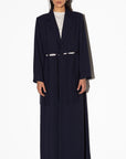 Tassel Abaya in Navy