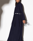 Tassel Abaya in Navy