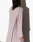 Pleated Summer Abaya in Mauve