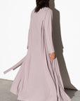 Pleated Summer Abaya in Mauve