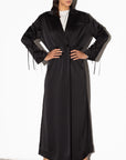 Suit Abaya in Polished Black