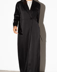 Suit Abaya in Polished Black