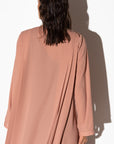 Pleated Summer Abaya in Toffee