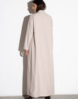 Sleek Jacket Abaya in Ivory