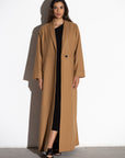 Winter Structured Camel Coat