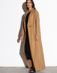 Winter Structured Camel Coat