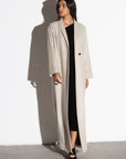 Winter Structured Ivory Coat