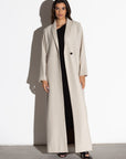 Winter Structured Ivory Coat