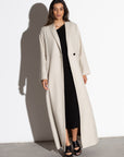 Winter Structured Ivory Coat