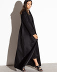 Classy Black Ribbed A-Cut Abaya