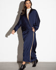 Reversible Abaya in Blue / Gold