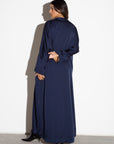 Reversible Abaya in Blue / Gold