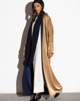 Reversible Abaya in Blue / Gold