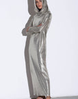 Metallic Silver Dress