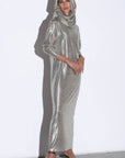 Metallic Silver Dress