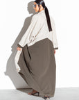 Oatmeal Green Loose Abaya