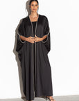 Woven Abaya in Black