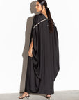 Woven Abaya in Black