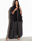 Woven Abaya in Black